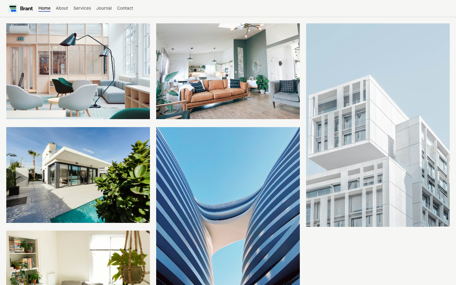 Case Stack photography website template preview